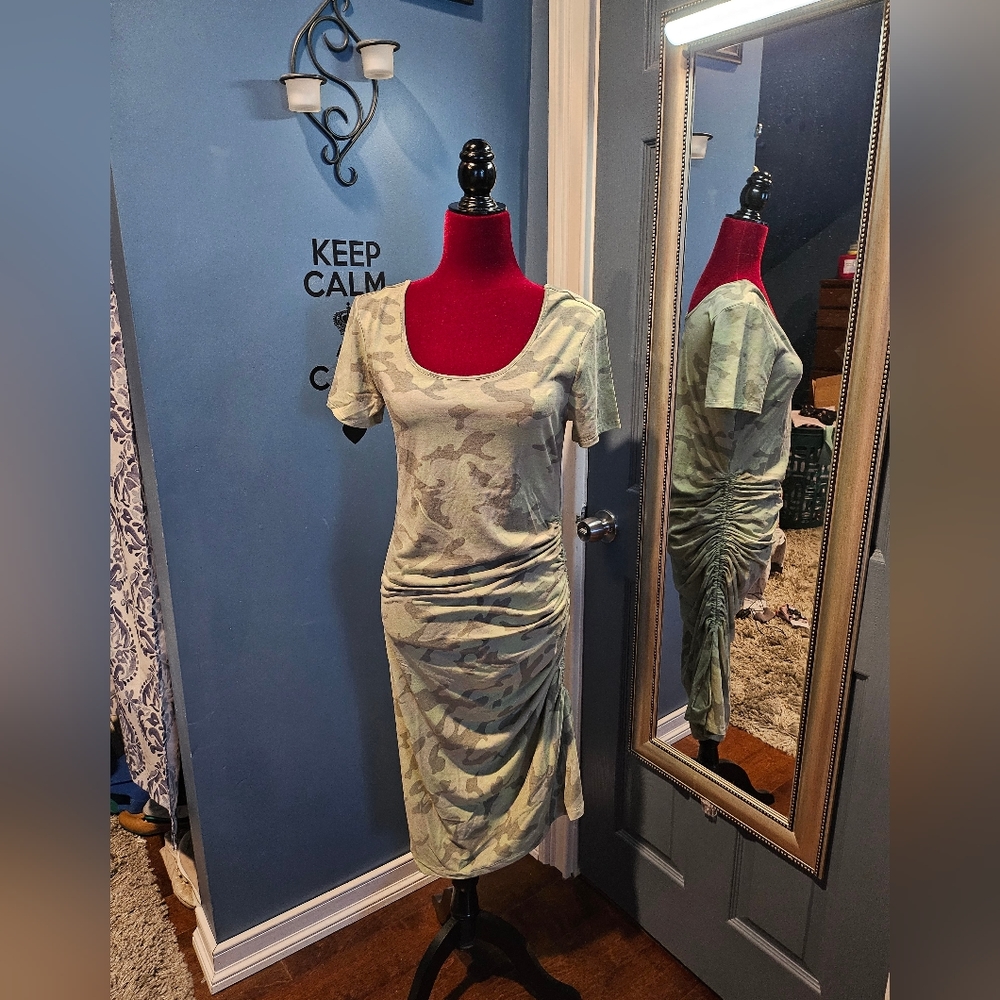 Skinny girl sz medium camo dress